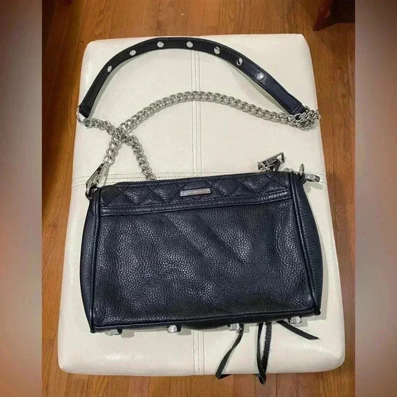 Rebecca Minkoff Mini M.A.C In Black Leather - Picture 3 of 8